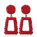 Metal Long Big Drop Earrings for Women Girl Fashion Charm Party Exaggerated Vintage Earring Jewelry